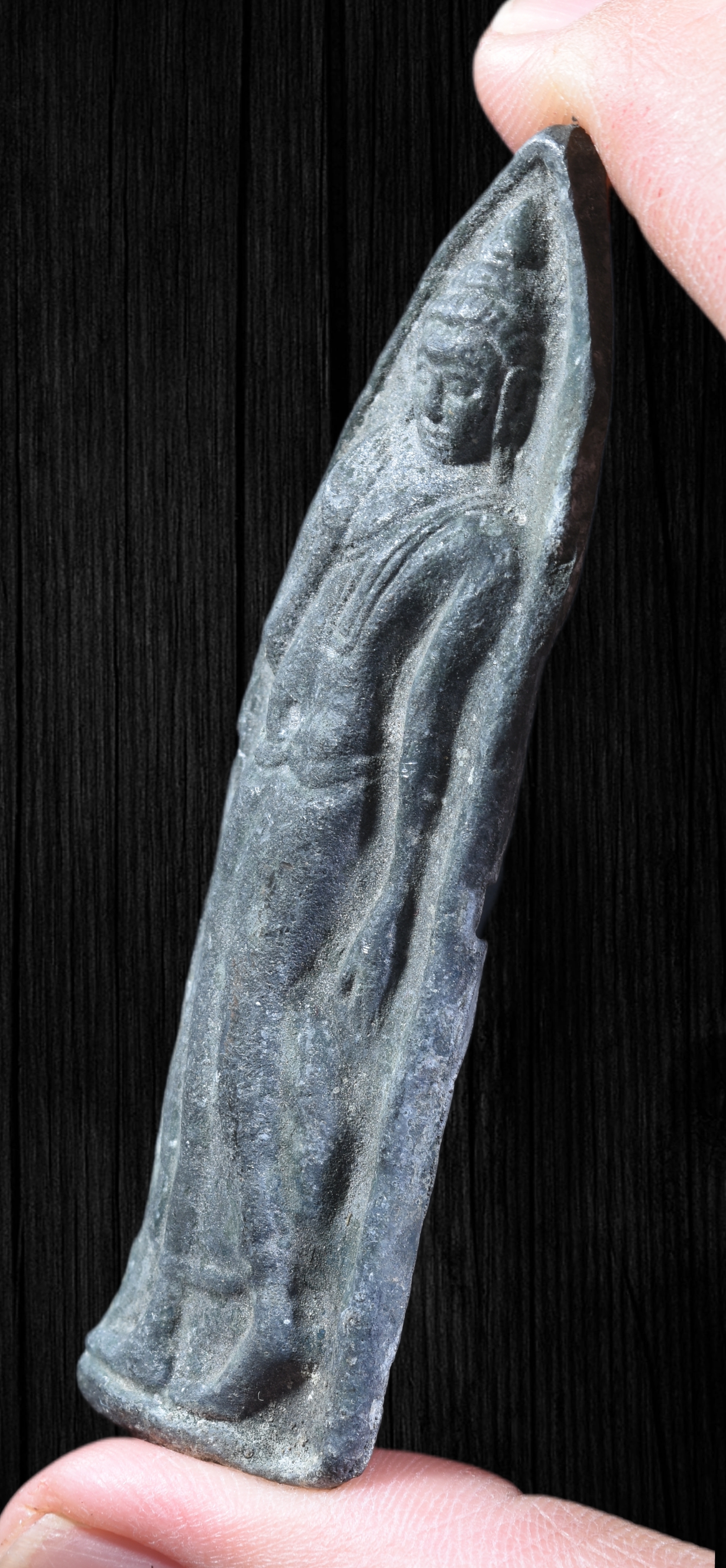 พระปางลีลา เนื้อชินเงิน