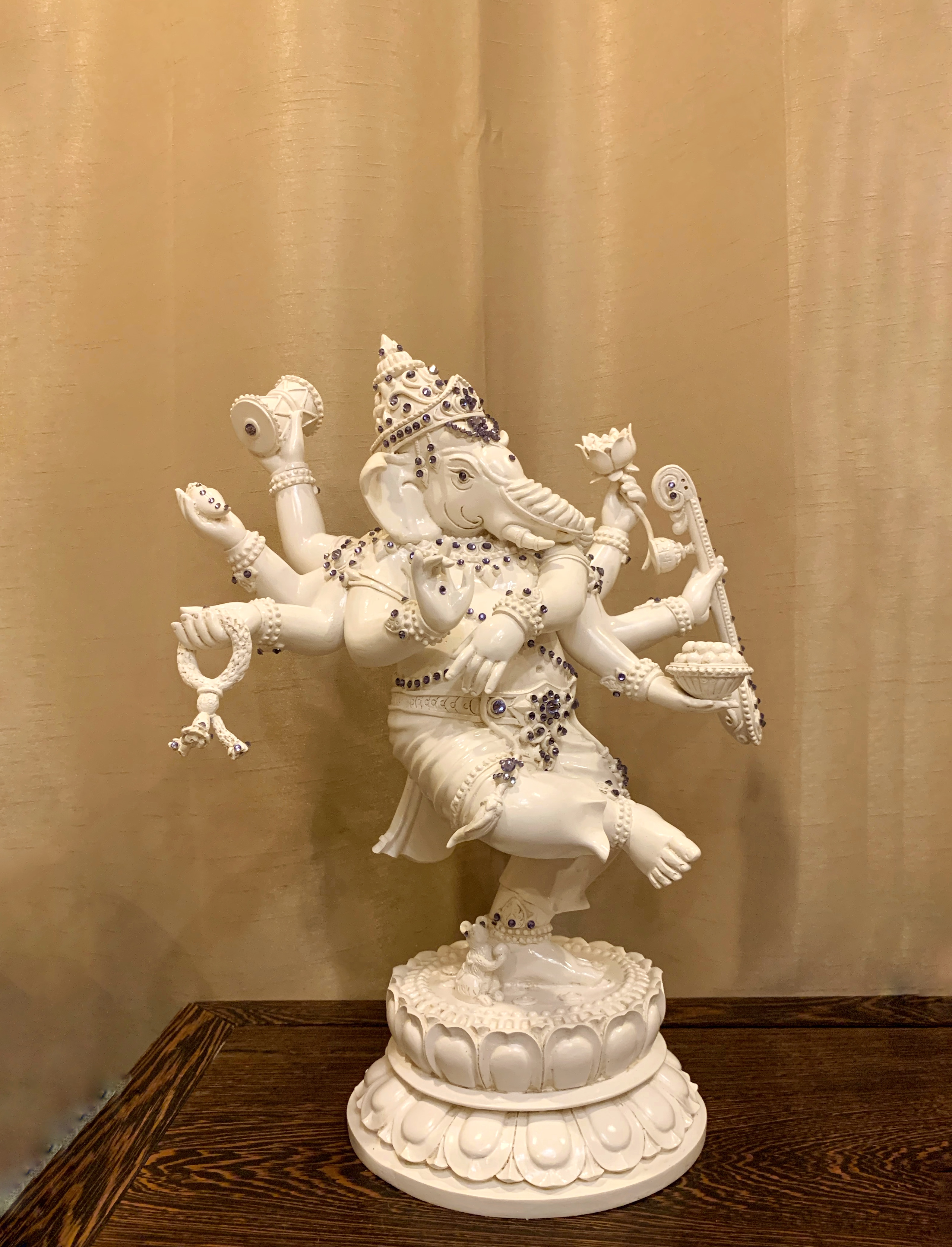 พระพิฆเนศ ปางร่ายรำ หน้าตัก 9 นิ้ว