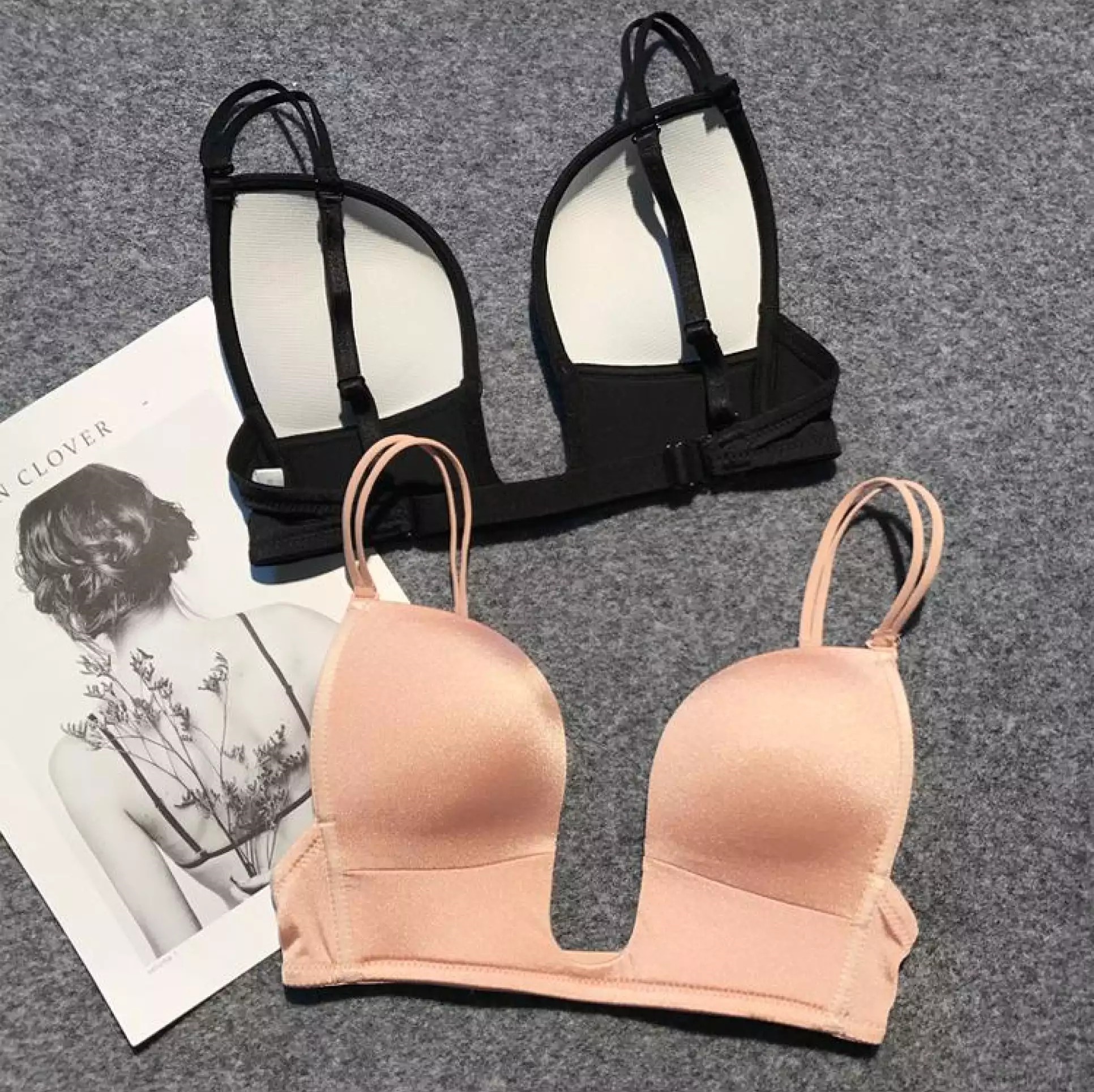 บราทรงตัวยู ยูบรา u bra สำหรับเสื้อเว้าหน้า หลังลึก รุ่นคอลึก