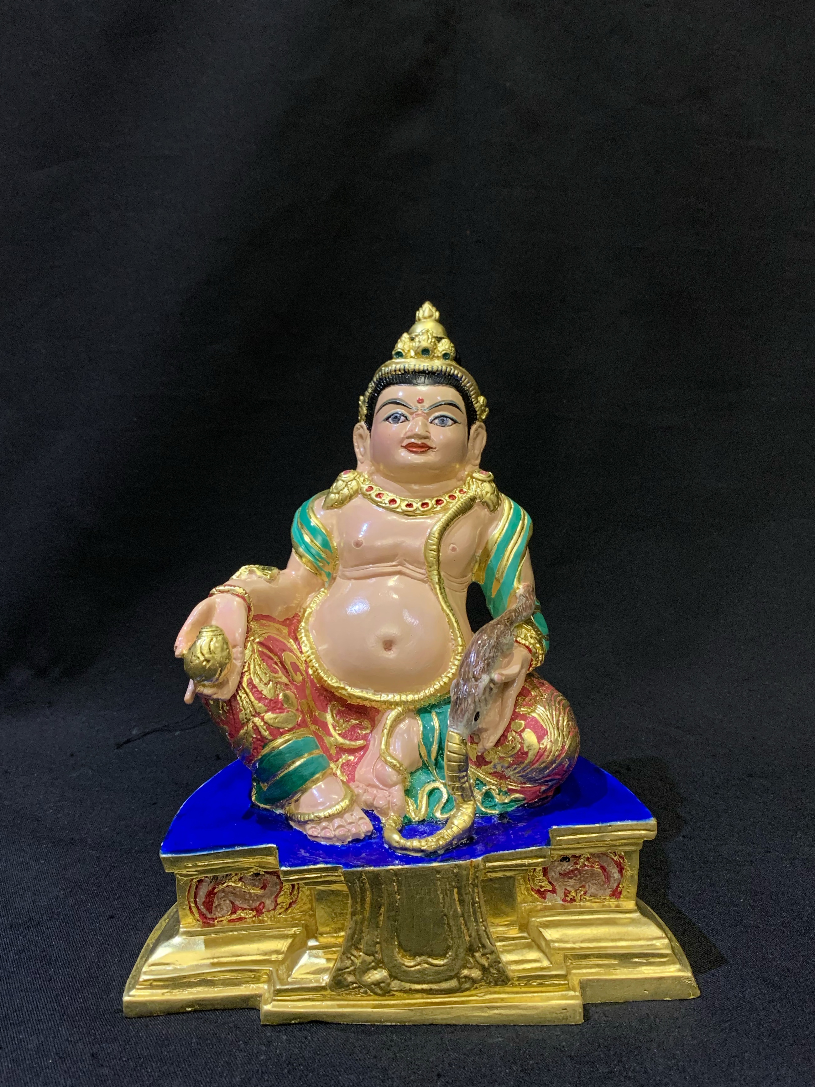 ท้าวกุเบร่า ท้าวกุเวร (เทพเจ้าแห่งโชคลาภ) หน้าตัก 5 นิ้ว