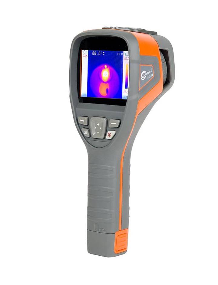 SONEL รุ่น KT-80 กล้องส่องความร้อน ย่านวัดอุณหภูมิ 0°C to +250°C ค่าความละเอียด 80x80 พิกเซลศ์ ค่าเฟรมเรต 50 Hz