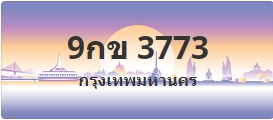 ป้ายประมูล 9กข 3773