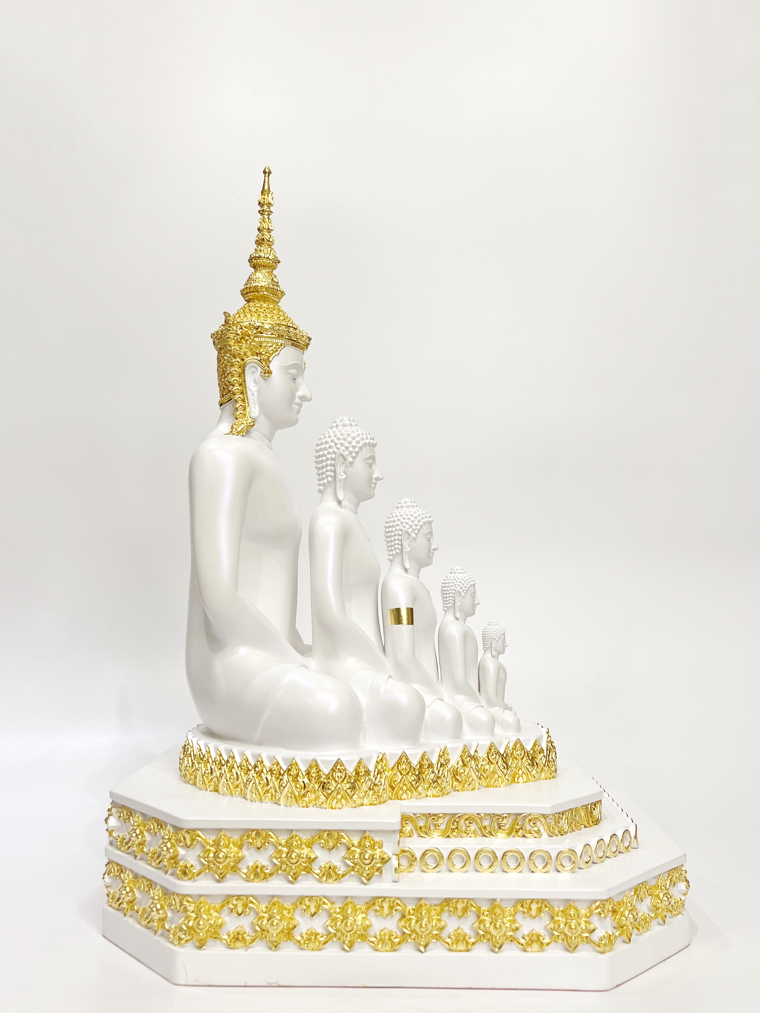 ตัวอย่างงานลงรักปิดทองคำเปลว(ลาย)