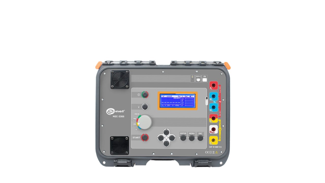 Sonel MZC-330S High-current fault loop impedance meter 690 V & 300A