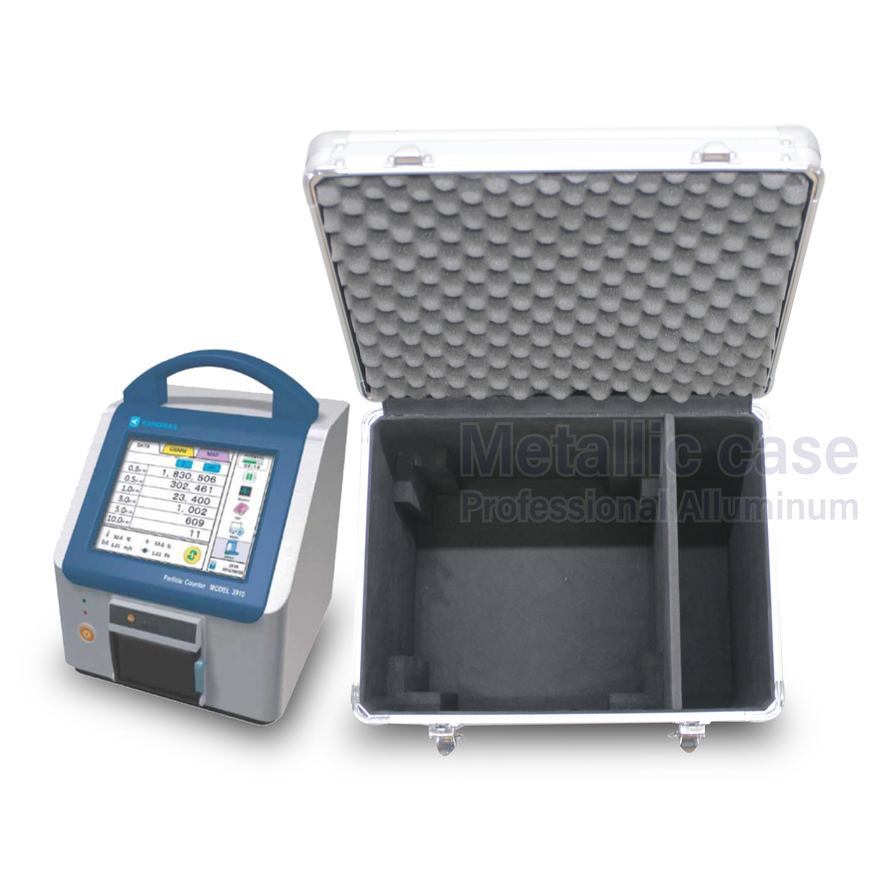 metalliccase7927-09-6305 / Kanomax Portable Particle Courter 3905 (34.5x26x32 T1C4H1K1P2)