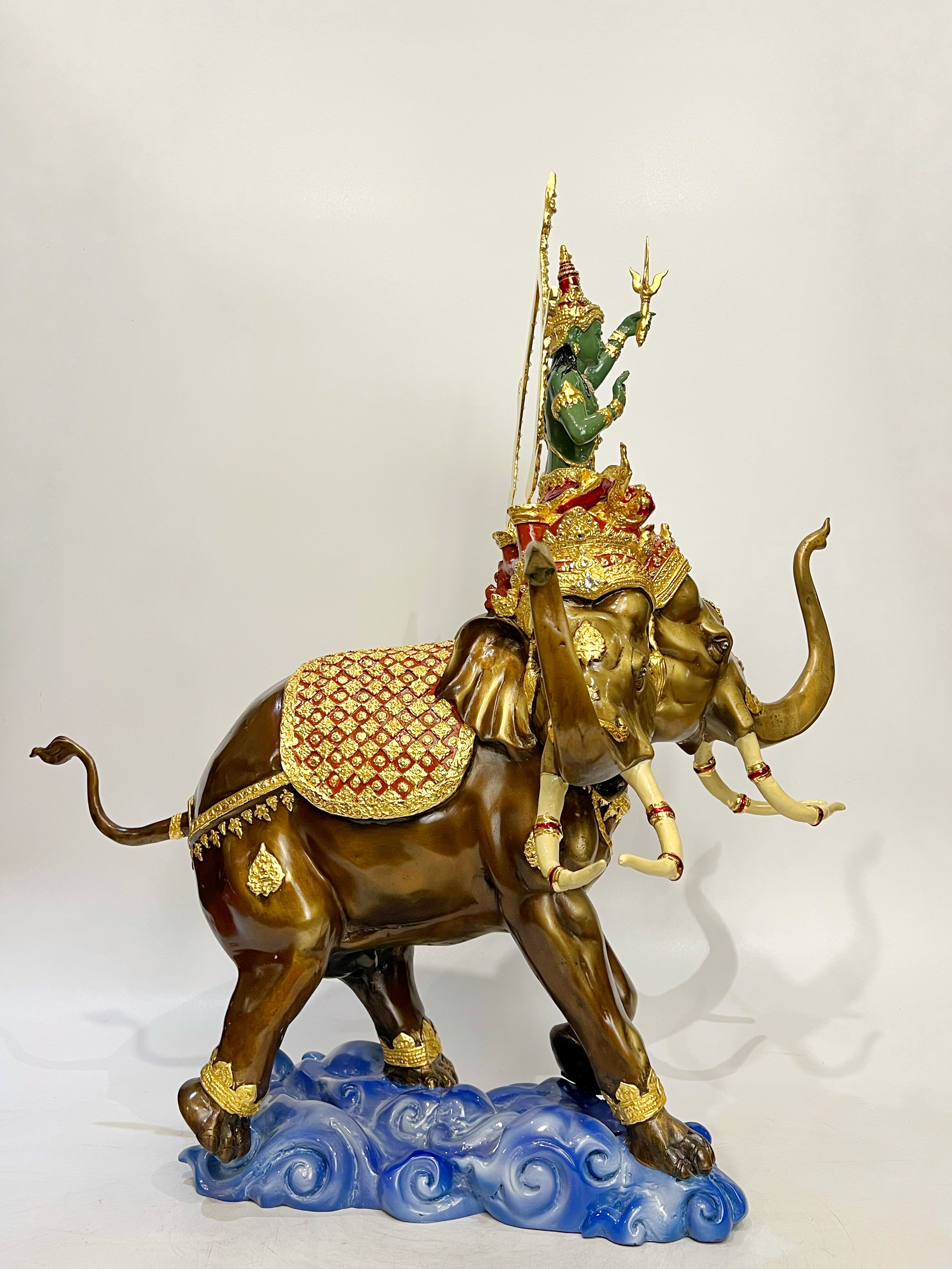 พระอินทร์ทรงช้างเอราวัณ สูง 27 นิ้ว