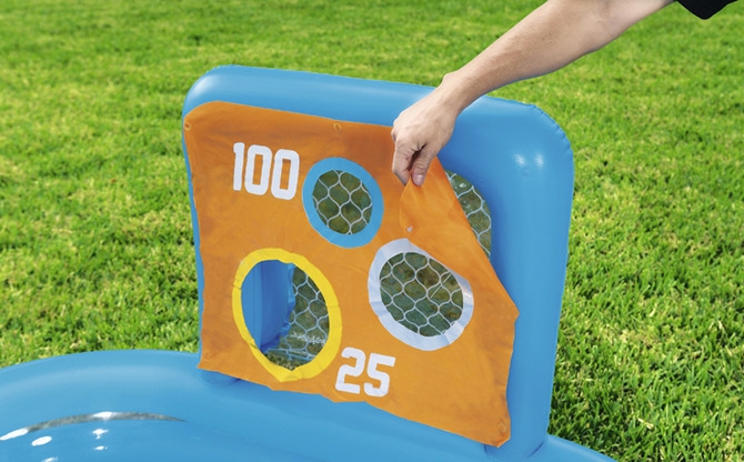 Bestway สระน้ำเป่าลม พร้อมกับเกมยิงลูกบอล Inflatable Bestway Pool with Play Ball