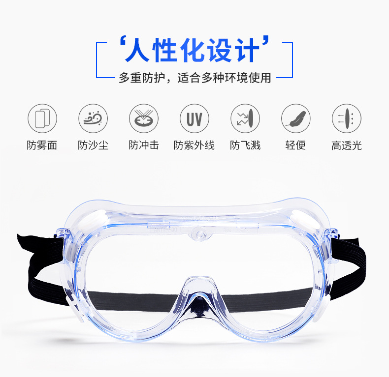 แว่นตา3M แว่นตานิรภัย แว่นตากันลม กันสะเก็ด แบบอ่อนใส มีสายรัด รุ่น 1621AF