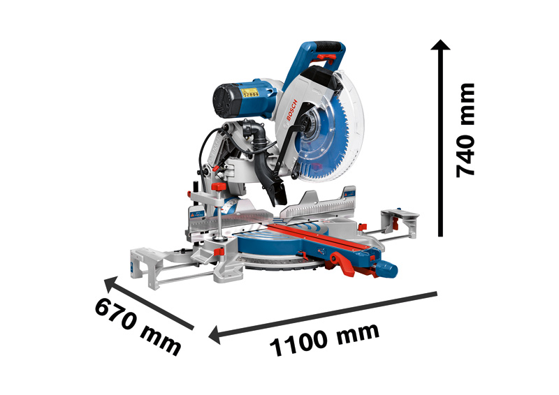 Bosch รุ่น GCM 12 GDL แท่นตัดองศา