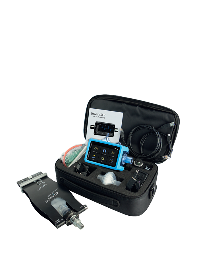 CITREX H5 เครื่องสอบเทียบเครื่องวัดอัตราการไหลก๊าซทางการแพทย์