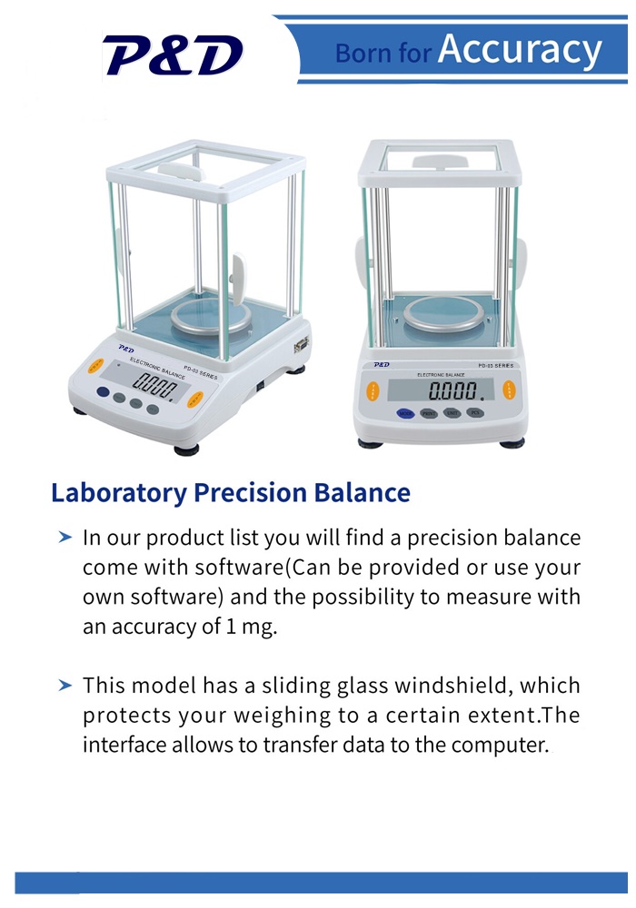 เครื่องชั่งละเอียด 500 g. ค่าละเอียด 0.001 g. (ต่อคอมพิวเตอร์)