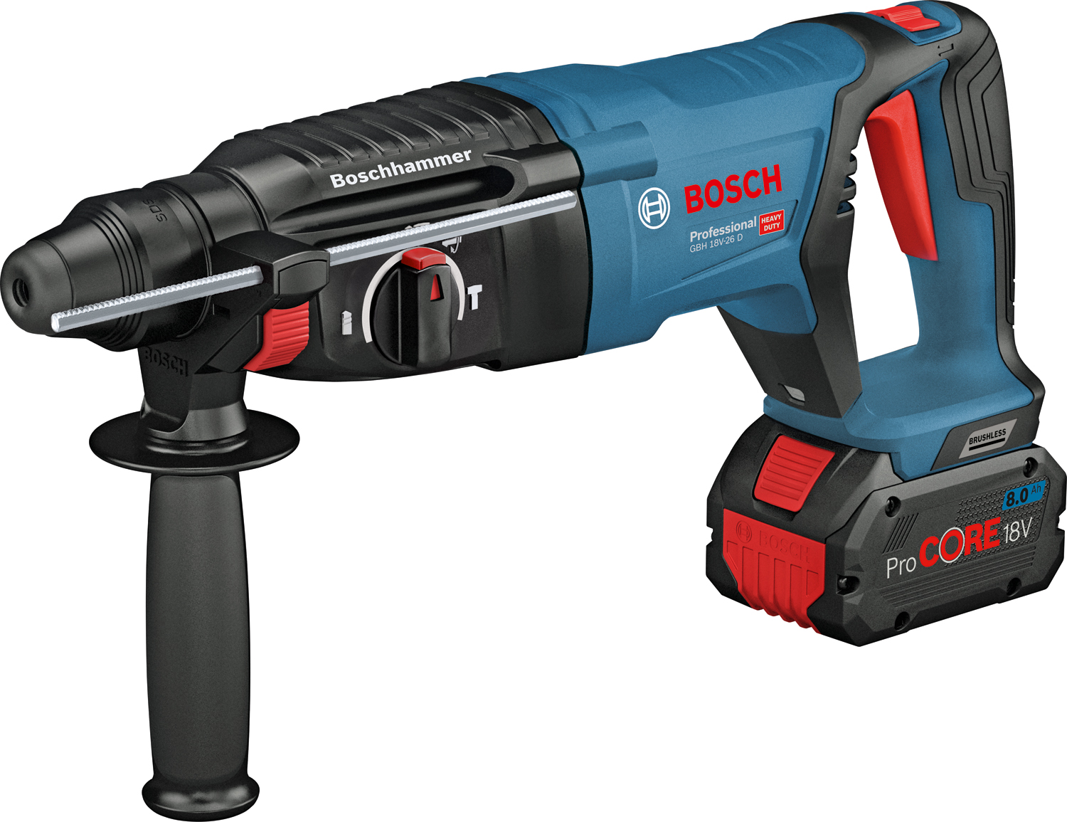 Bosch รุ่น GBH 18V-26 D สว่านโรตารี่ไร้สายระบบ SDS plus (เครื่องเปล่า)