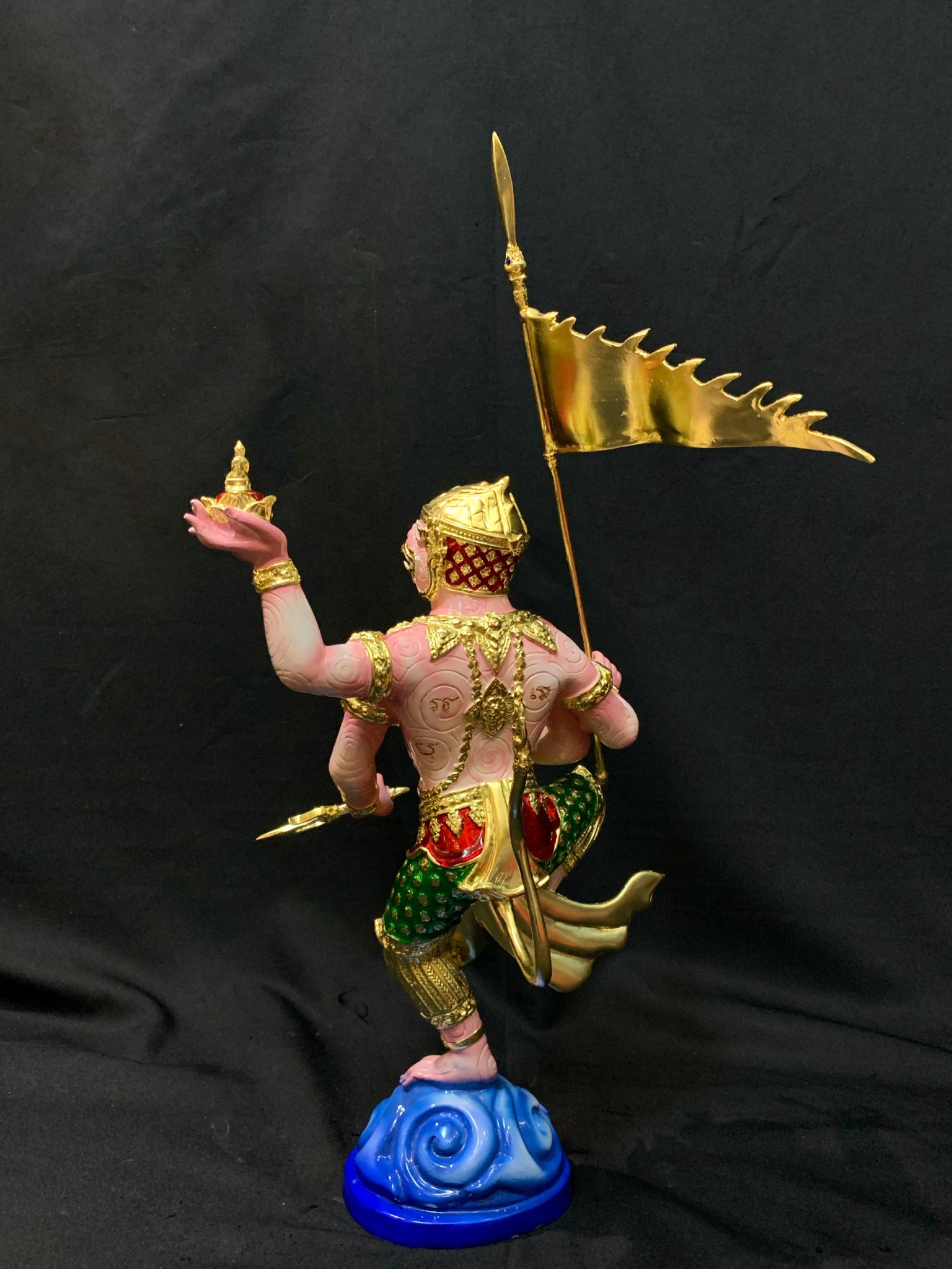 หนุมานชนะมาร ประทานพร หน้าตัก 9 นิ้ว