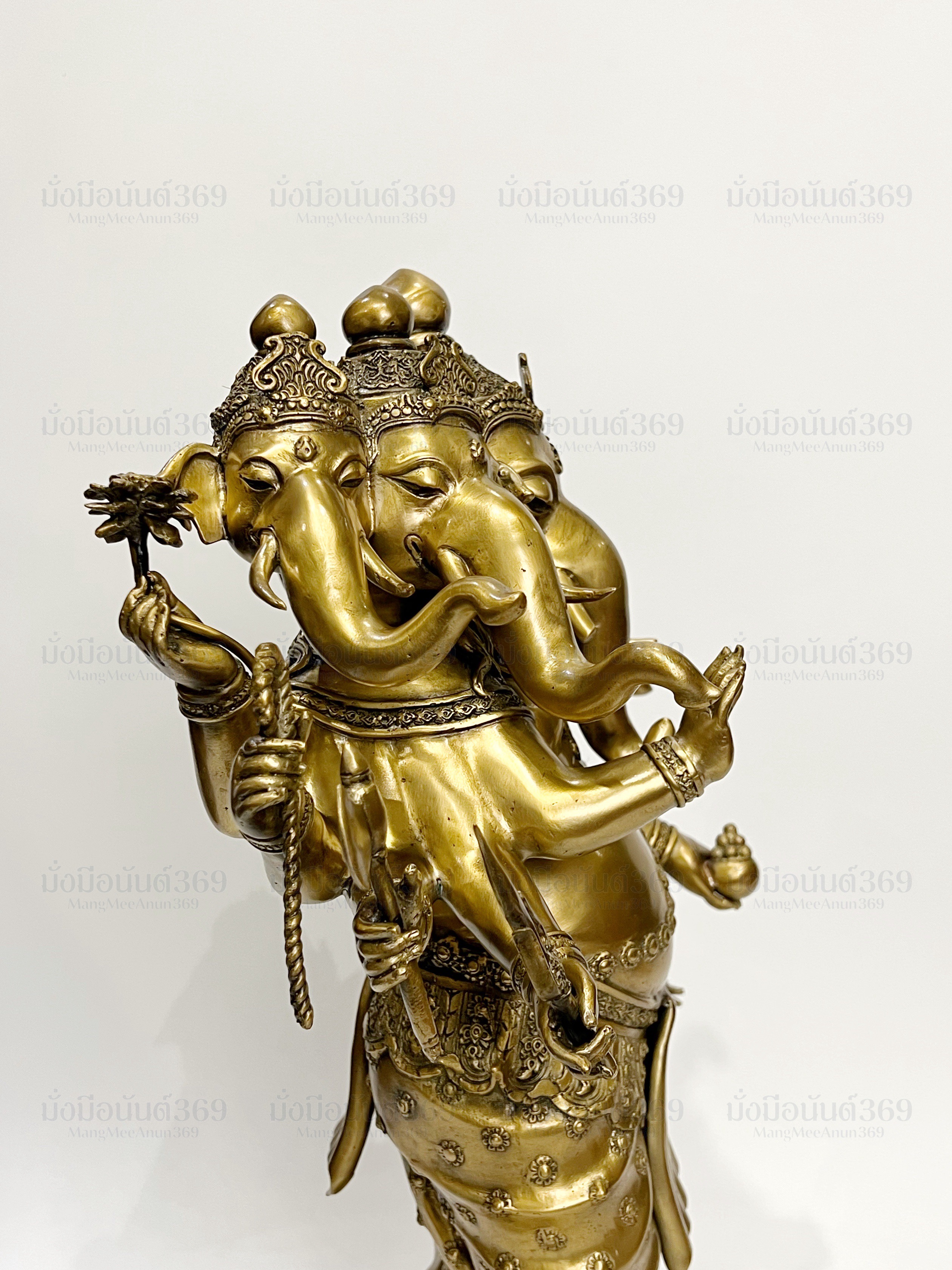 พระพิฆเนศ ปางห้าเศียร (ปัญจมุขคณปติ) หน้าตัก 9 นิ้ว *ห้ามนำภาพไปใช้ทุกกรณี