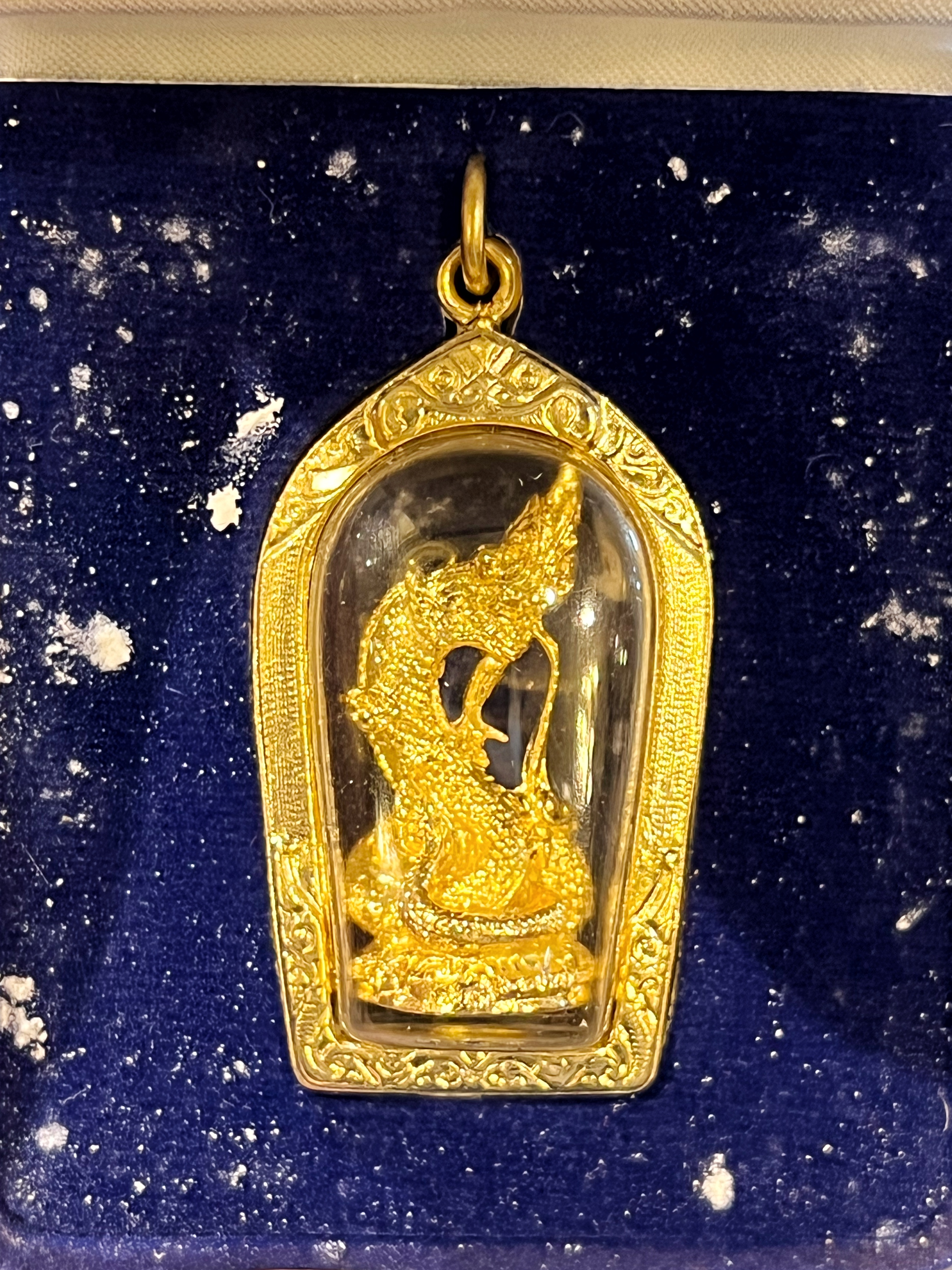 จี้พญานาค พร้อมพระสมเด็จ