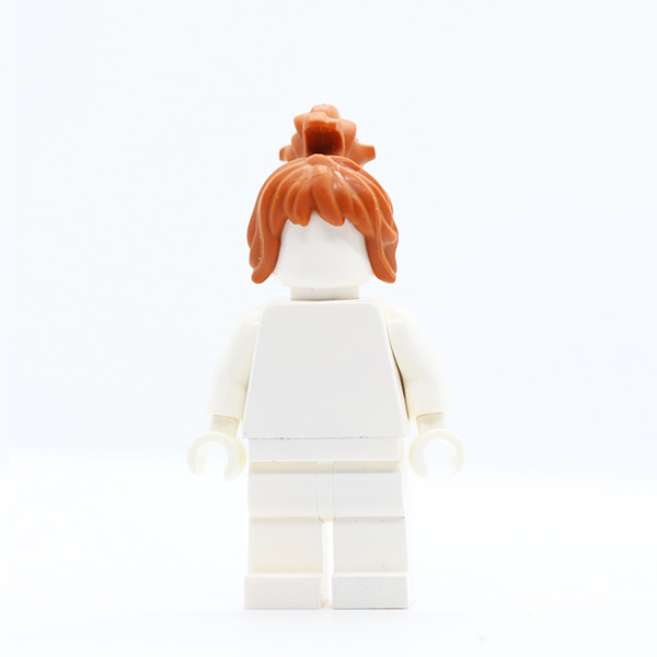 Female Messy with Swept-up Ponytail, Side Bangs and Clip
