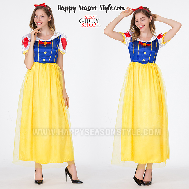 ชุดสโนว์ไวท์ Snow white เดรสยาว