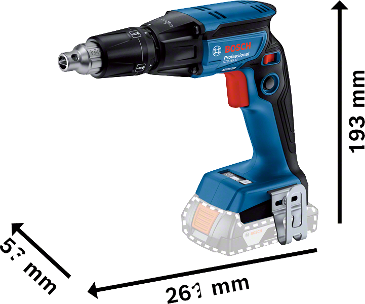 Bosch รุ่น GTB 185-LI ไขควงไฟฟ้าสำหรับผนังยิปซัมไร้สาย (เครื่องเปล่า)