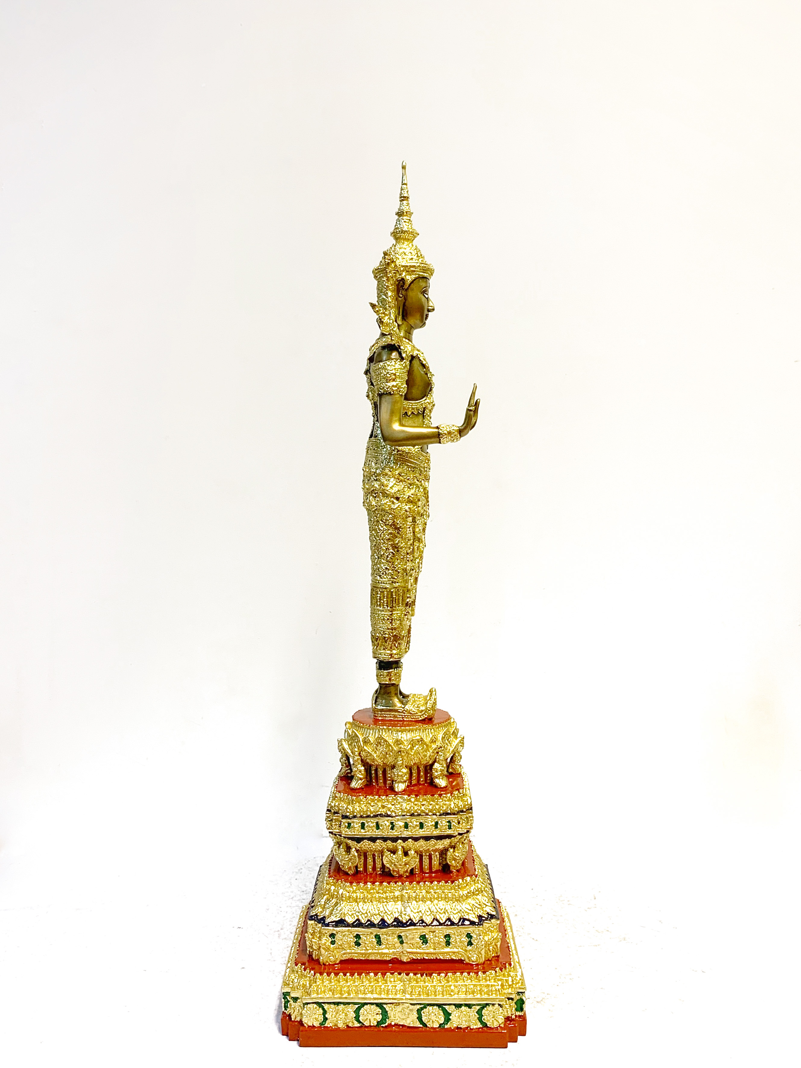 พระพุทธรูปปางห้ามญาติ ทรงเครื่องจักพรรดิ์ หน้าตัก 5 นิ้ว