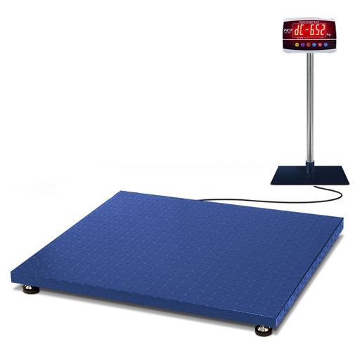 เครื่องชั่งดิจิตอล 1000 kg. ค่าละเอียด 100 g. แท่นชั่ง 120x120 cm.