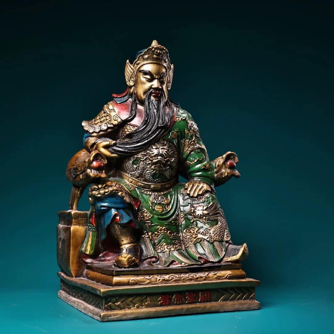 Pre-Order : เทพเจ้ากวนอู เจ้าพ่อกวนอู สูง 30 cm