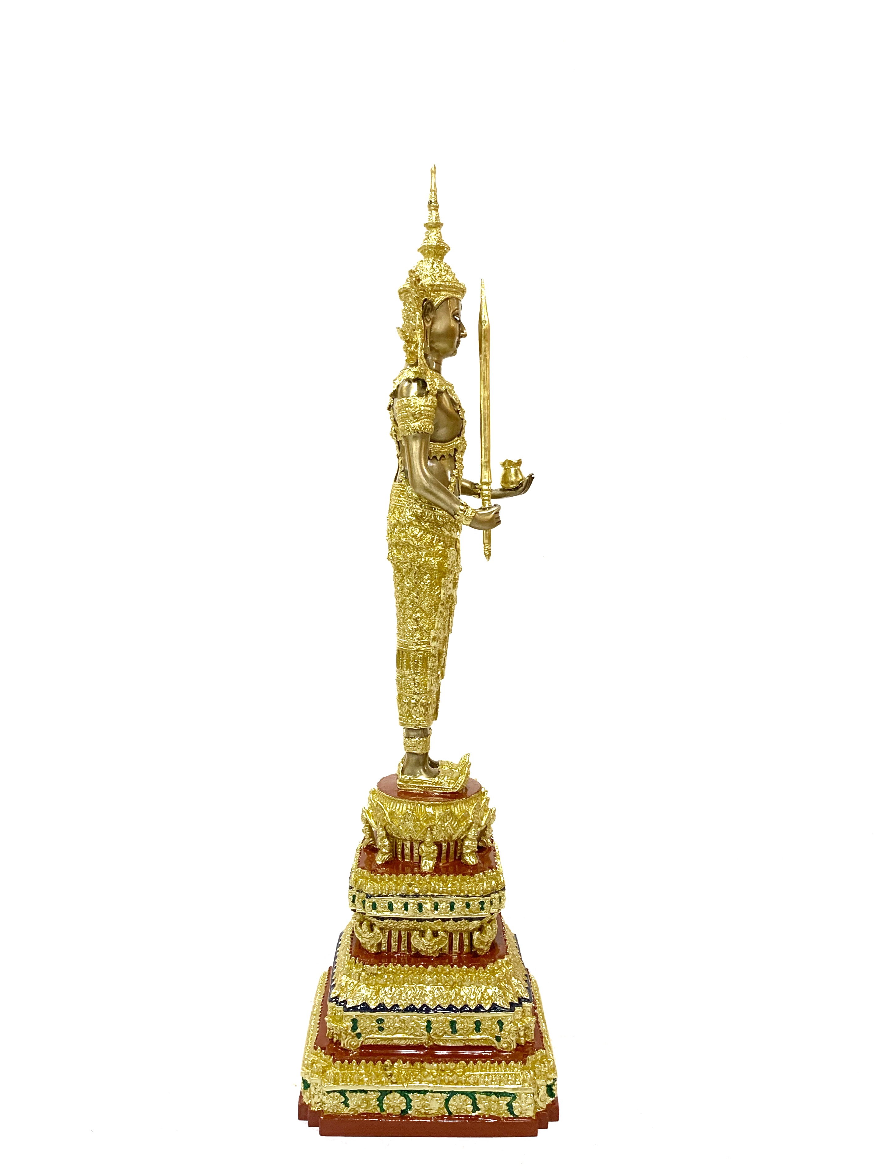 พระสยามเทวาธิราช พระคลังมหาสมบัติ ทรงเครื่องจักพรรดิ์ หน้าตัก 5 นิ้ว