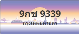 ป้ายประมูล 9กช 9339