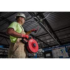 MILWAUKEE M18 FPFT-0 เครื่องร้อยสายไฟไร้สาย 18 โวลต์ (เครื่องเปล่า) พร้อมลวดร้อยสายไฟความยาว 30 เมตร ไม่นำไฟฟ้า