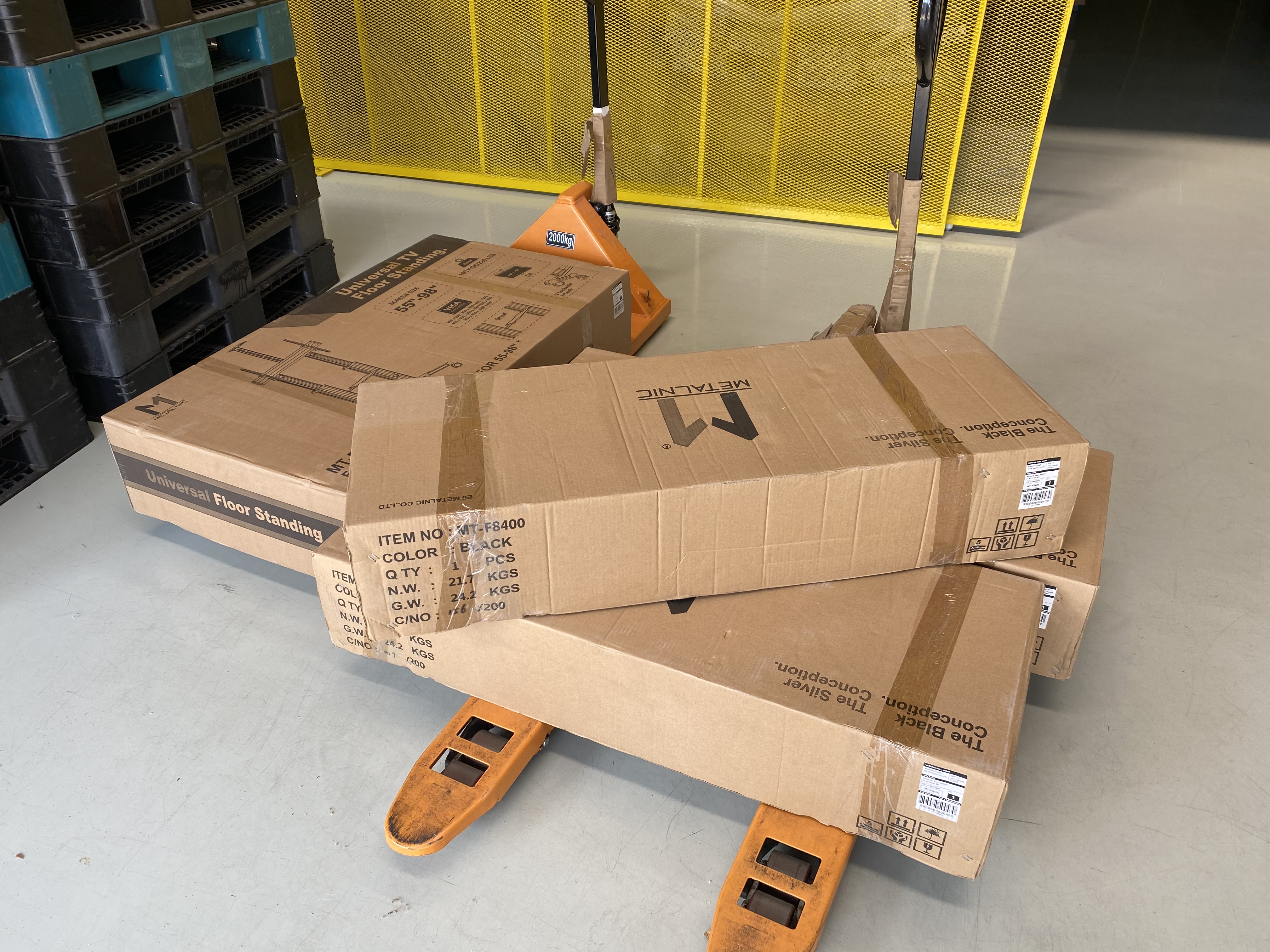 JMTVSTAND MT-F8200 ขาตั้งพื้นทีวีมีล้อเลื่อน(TV Stand) วัสดุ Aluminium อลูมิเนียม แบบล้อเลื่อนปรับสูง/ต่ำได้ 55"-98" นิ้ว{รับประกันสินค้า 3 ปี}0964746498