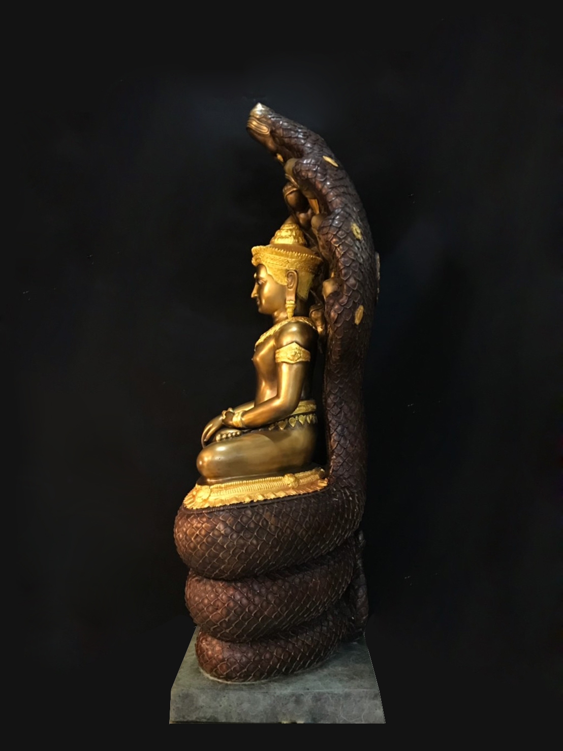 พระนาคปรก ปรกศรีวิชัย หน้าตัก 16 นิ้ว