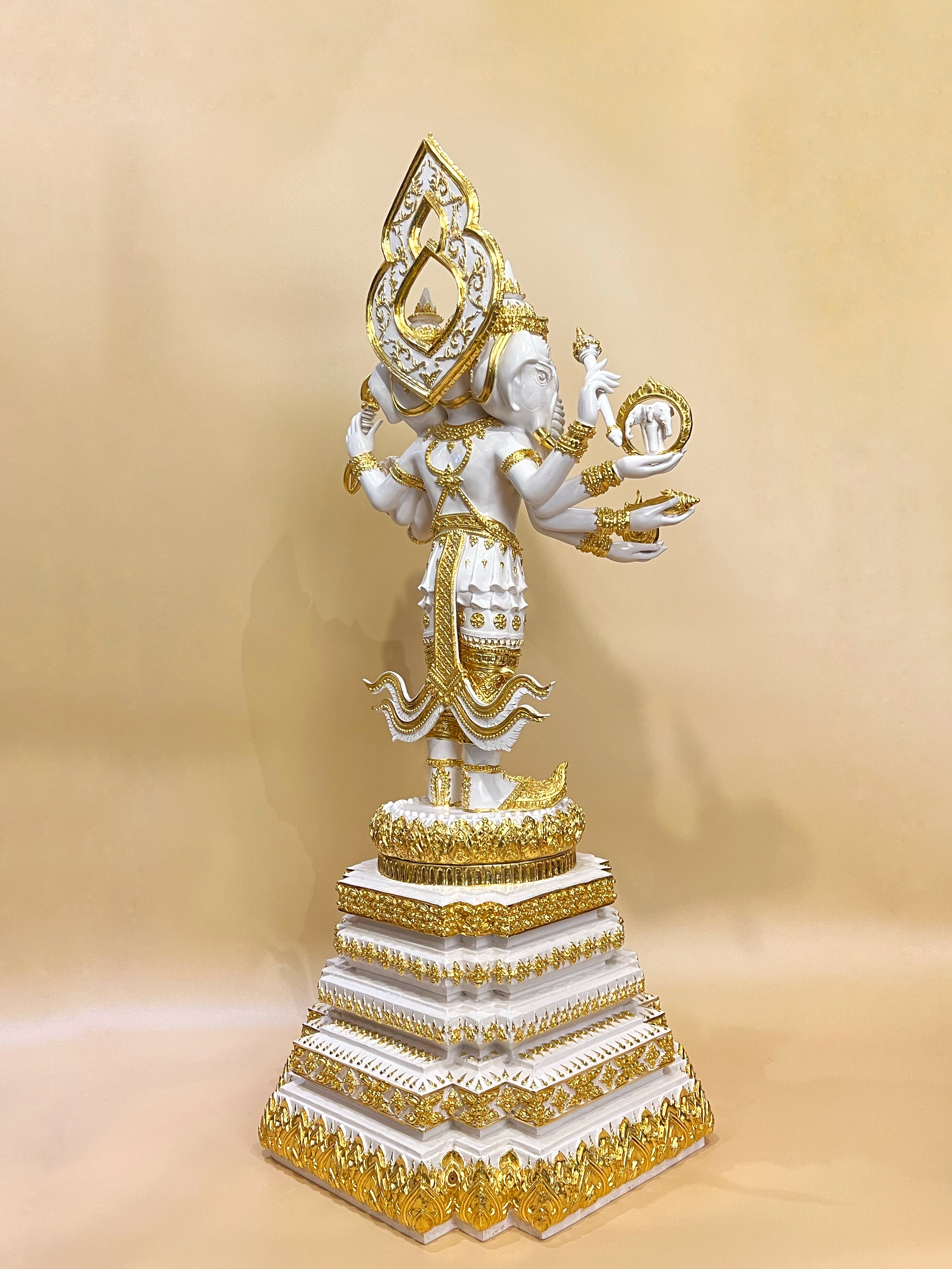 พระพิฆเนศ ปางตรีมุขคณปติ หน้าตัก 12 นิ้ว