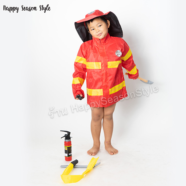 ชุดแฟนซีเด็ก ชุดนักดับเพลิง สำหรับเด็ก