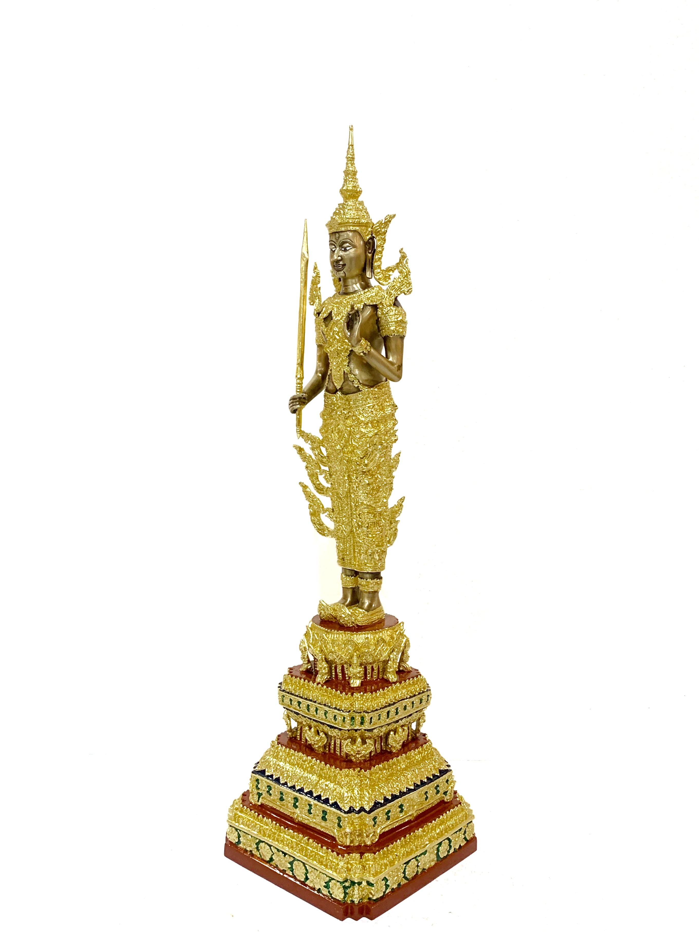 พระสยามเทวาธิราช พระคลังมหาสมบัติ ทรงเครื่องจักพรรดิ์ หน้าตัก 5 นิ้ว