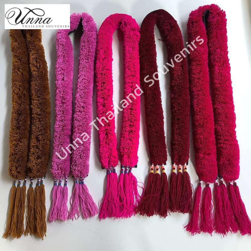 ผ้าพันคอ สไตล์อิ้วเมี่ยน Hand-embroidered Iw-Mien accessories style