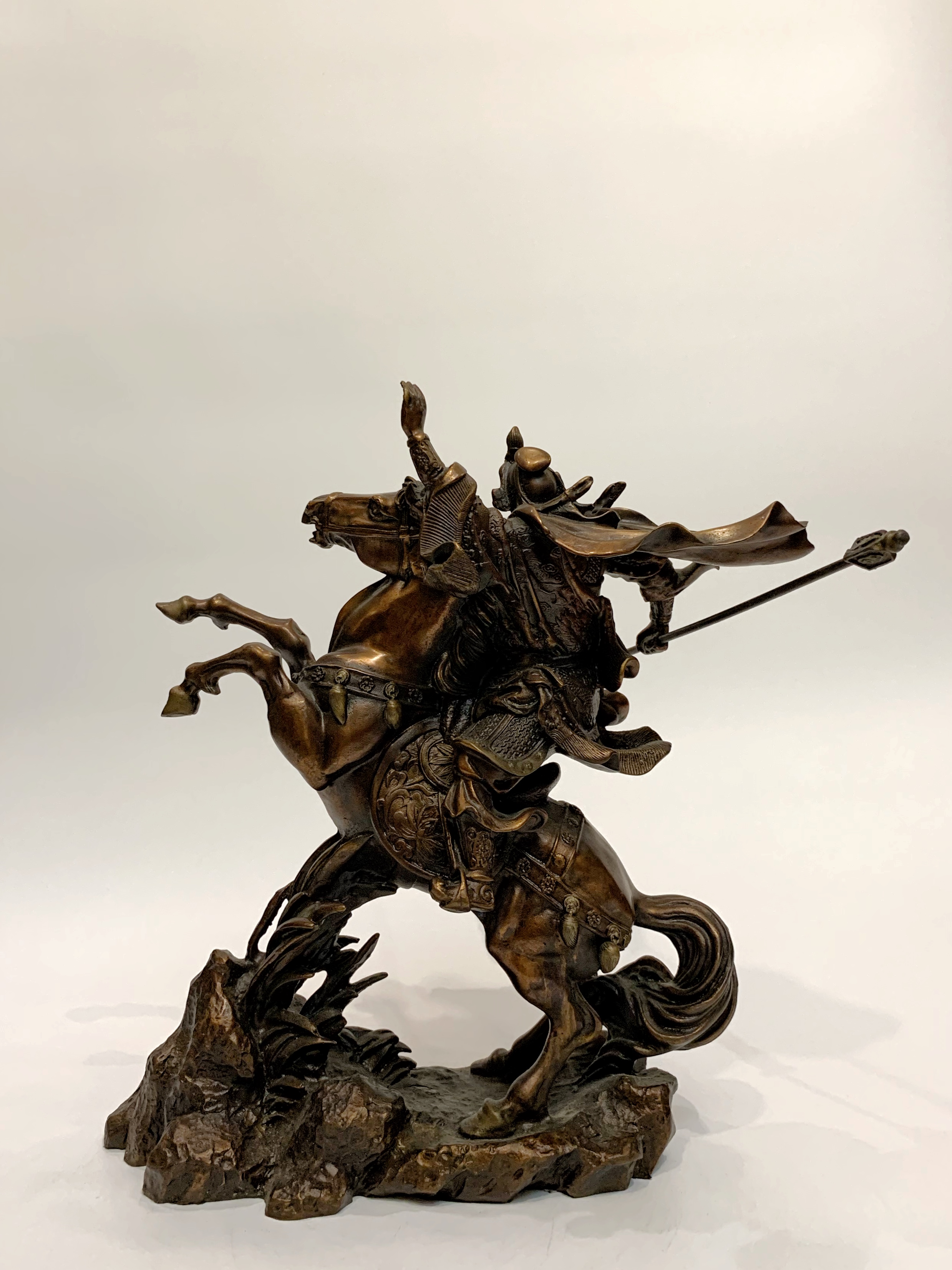 เทพเจ้ากวนอู ทรงม้า หน้าตัก 7 นิ้ว