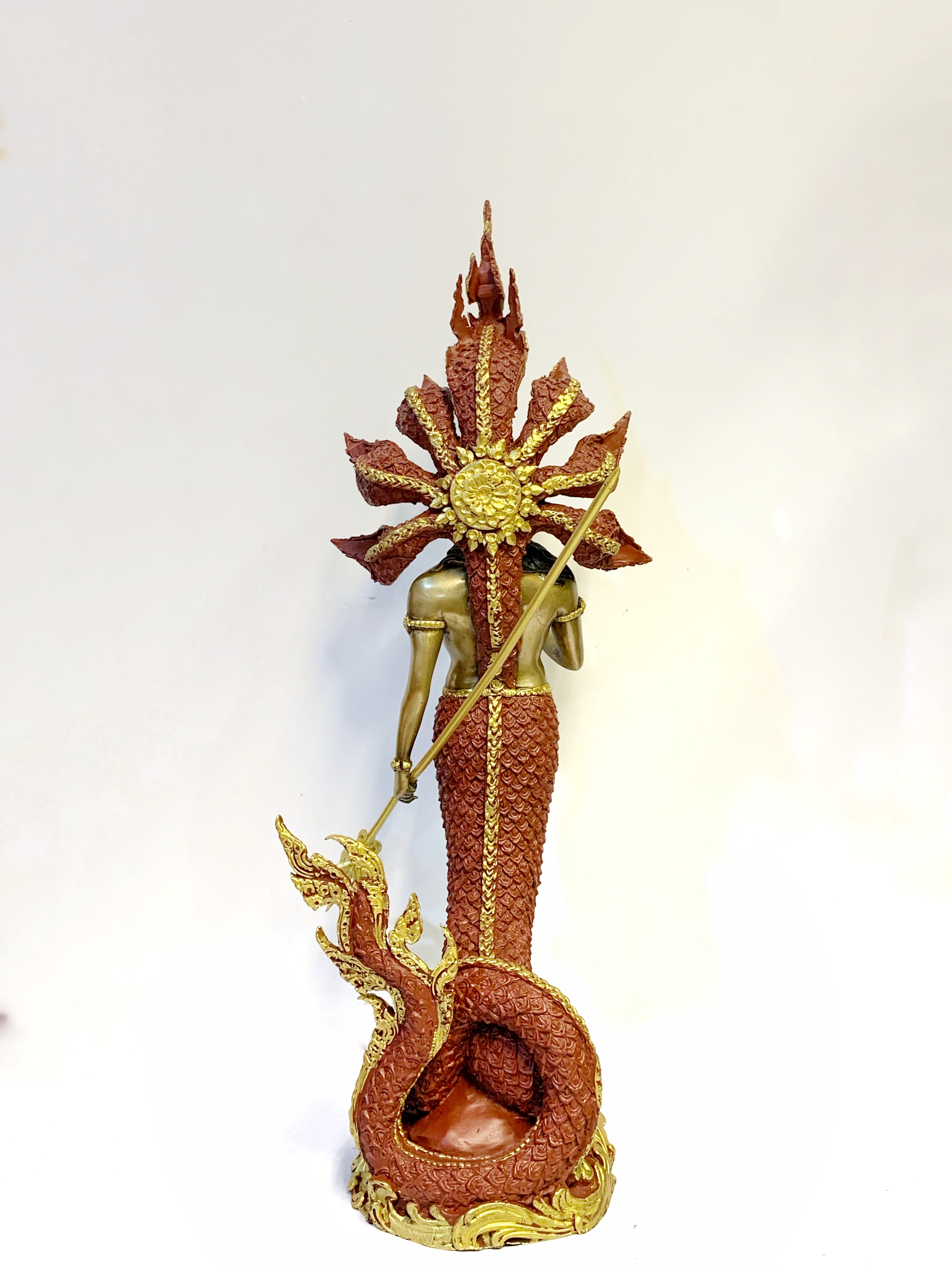 ปู่นาคราช ทรงตรีศูล หน้าตัก 9 นิ้ว (ปรก 7 เศียร)