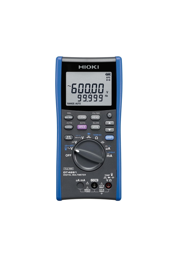 HIOKI DT4281 ดิจิตอลมัลติมิเตอร์แบบ True-RMS - 4 1/2 digit