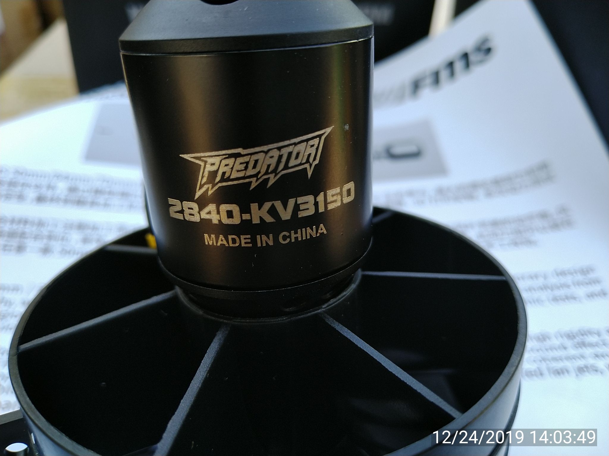 Duct 64 FMS (11Blades) 4S 2840-33150KV Thrust 1150g 40A