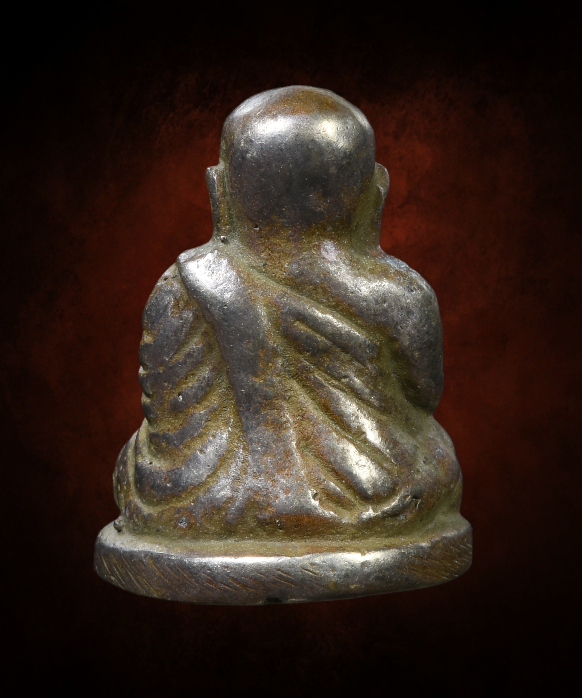 หลวงพ่อเงิน พิมพ์นิยม เนื้อแก่เงิน