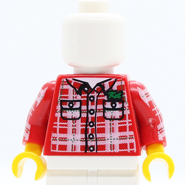 CS05 Plaid Shirt with Buttons, Pockets and 'Kel' Pattern
