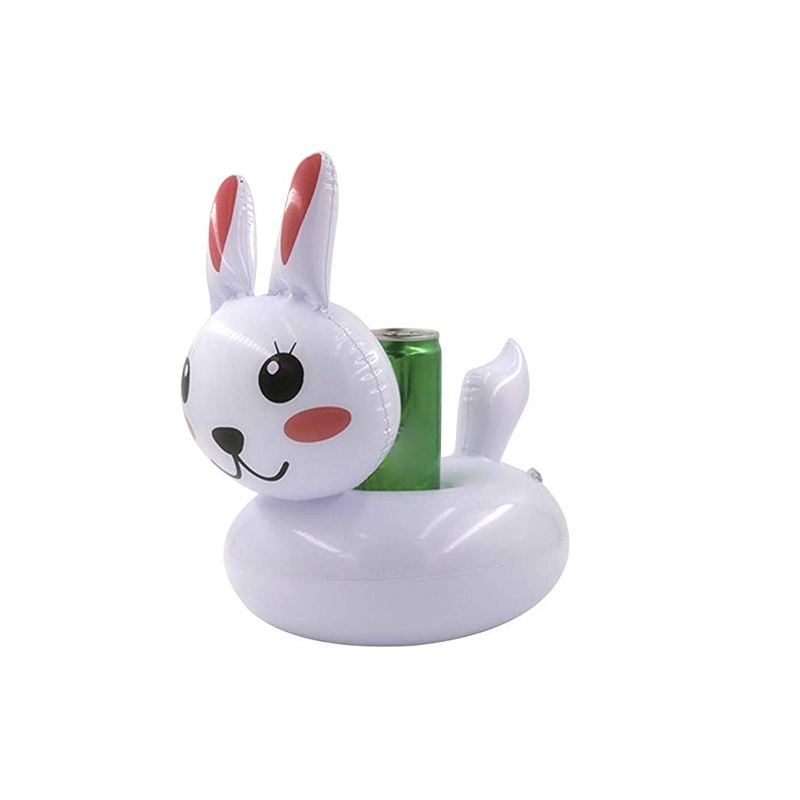 ที่วางแก้วเป่าลม กระต่าย Inflatable Rabbit Cup Holder