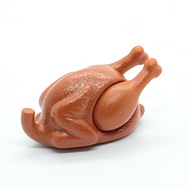 Turkey with Drumsticks 20mm with Round Opening on Back