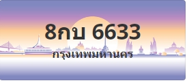 ป้ายประมูล 8กบ 6633