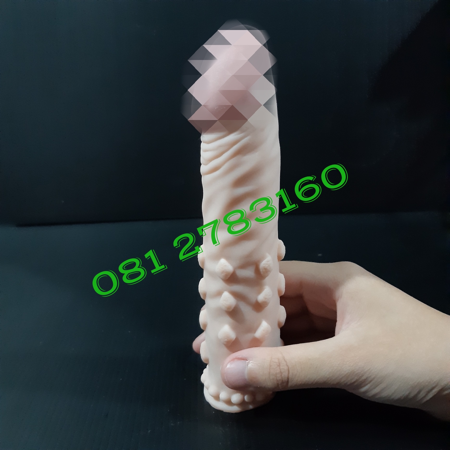 รหัส XM-134 ปลอกสวมเพิ่มขนาดผิวเหลี่ยมเพชร เนื้อนิ่ม พรีเมี่ยม