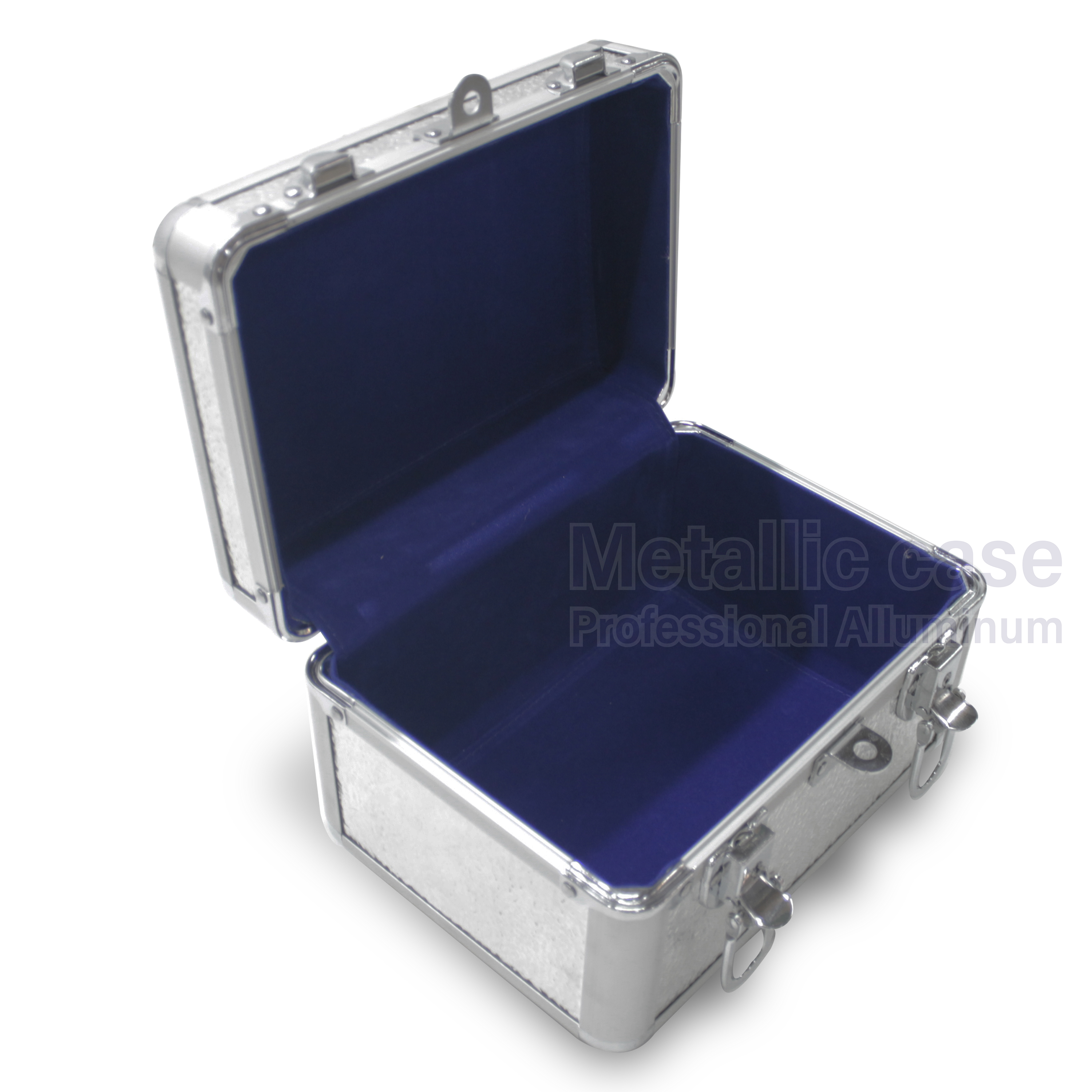 metalliccase7680-15-6207/ เรื่องสำอาง ผิวส้มกำมหยี่น้ำเงิน V3 (23x16.7x14.5 T1C7H5K1P1)