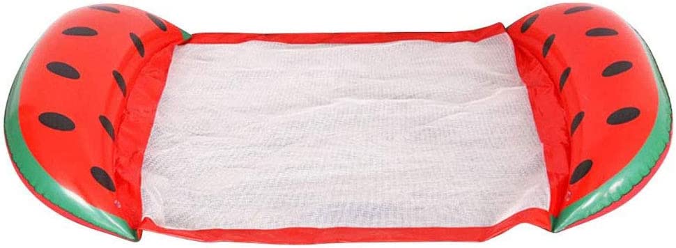 แพยางนั่งเดี่ยว ลายแตงโม Inflatable Waterlemon Hammock Pool Float