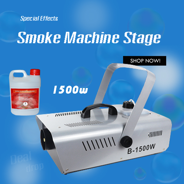 เครื่องทำควัน 1500W FOG MACHINE ให้ควันเยอะ แรง พ่นไกล