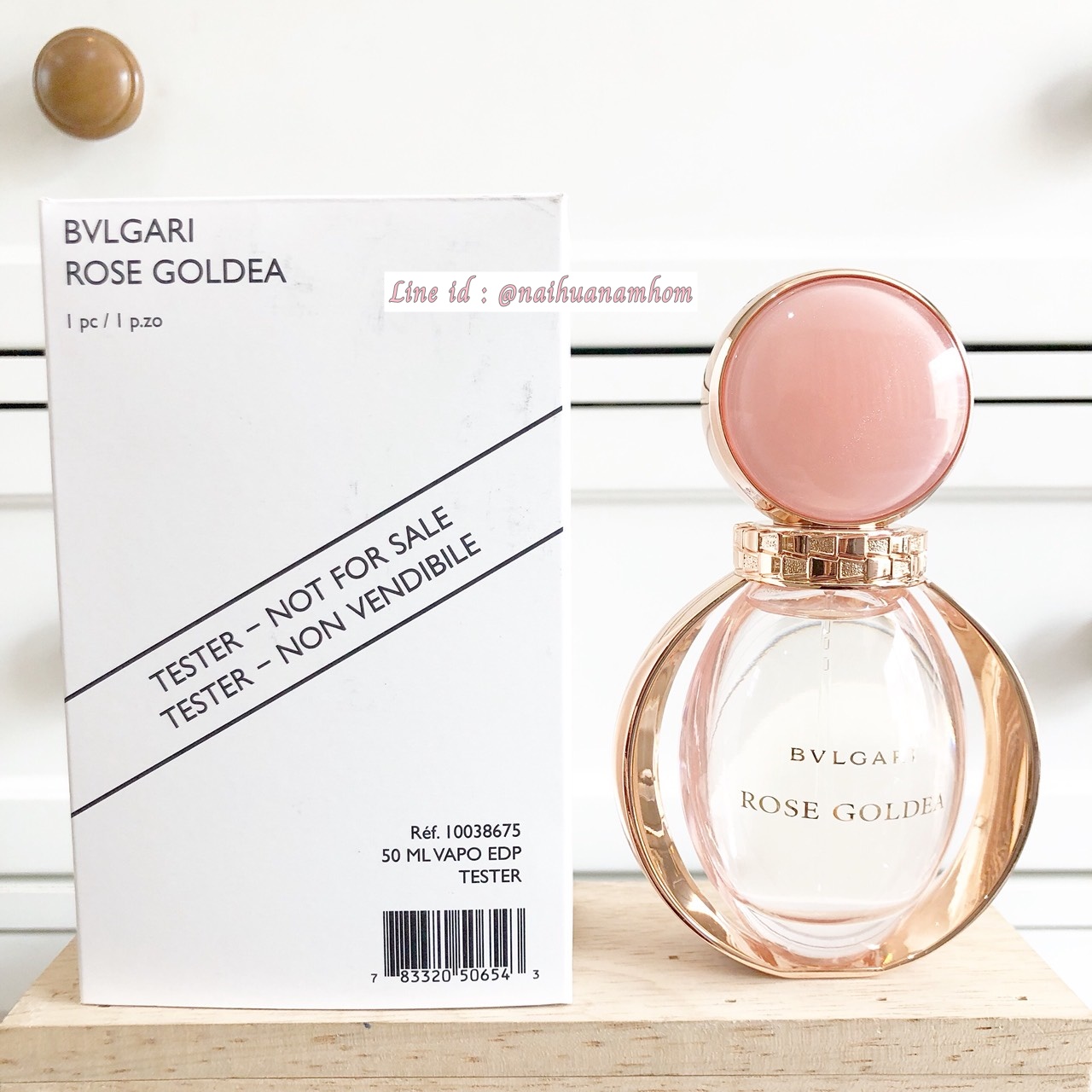 น้ำหอม (กล่องเทสเตอร์) Bvlgari Rose Goldea EDP 50ml ของแท้ 100%