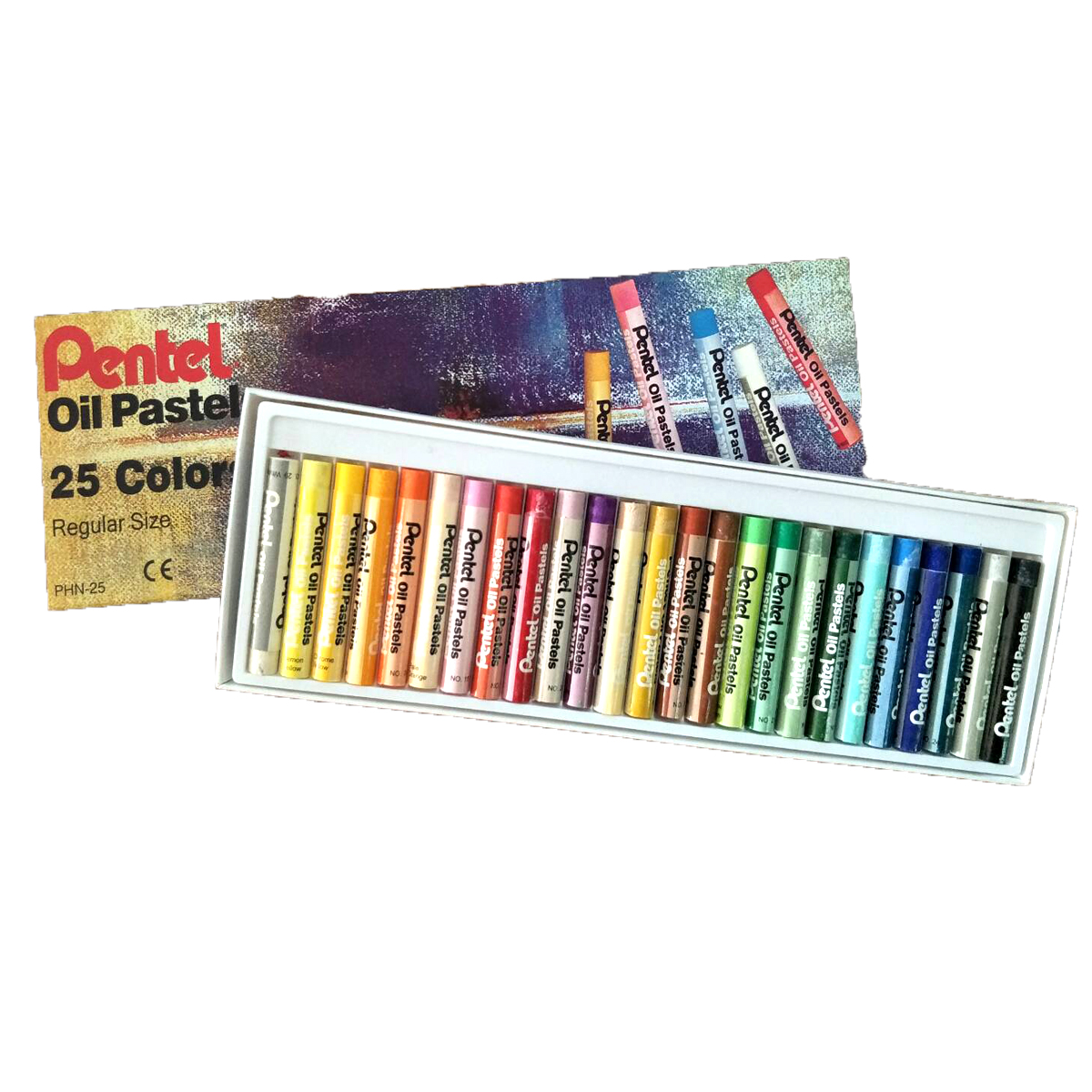 สีชอล์ค Pentel 25สี (ขายยกโหล12กล่อง)