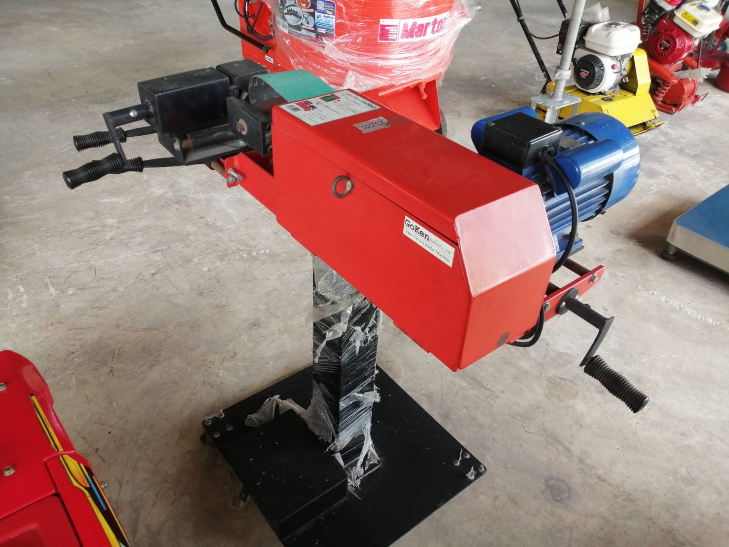 เครื่องบากท่อแป๊บ GOKEN มอเตอร์ OKURA ขนาด 2 แรง